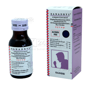 Jual Beli SANADRYL EXP SYR 60ML - K24klik.com